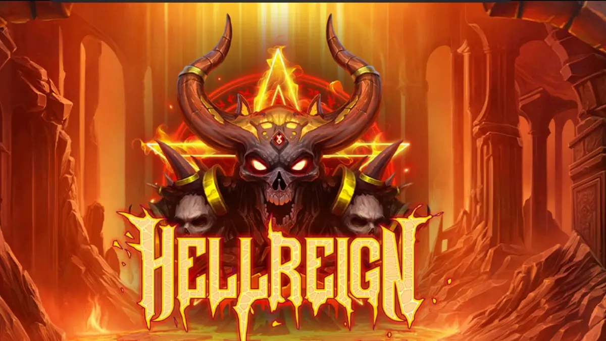 Imagem do jogo Hellreign Scatter Magnet com tema demoníaco e símbolos de almas.